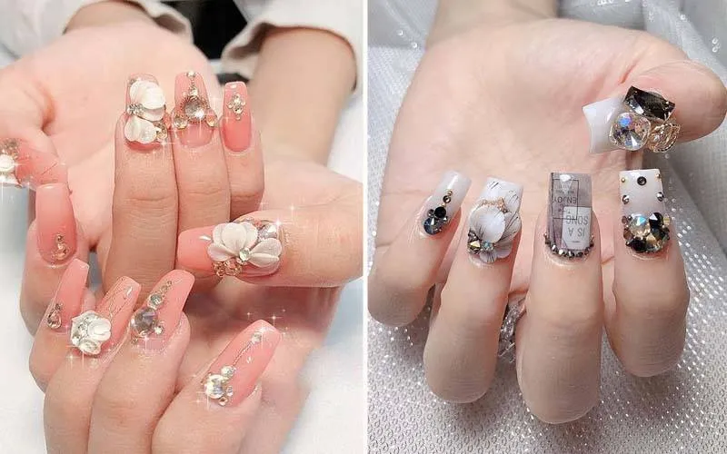 Mê mẩn với vẻ đẹp của 50 mẫu nail sơn thạch đẹp nhất hiện nay