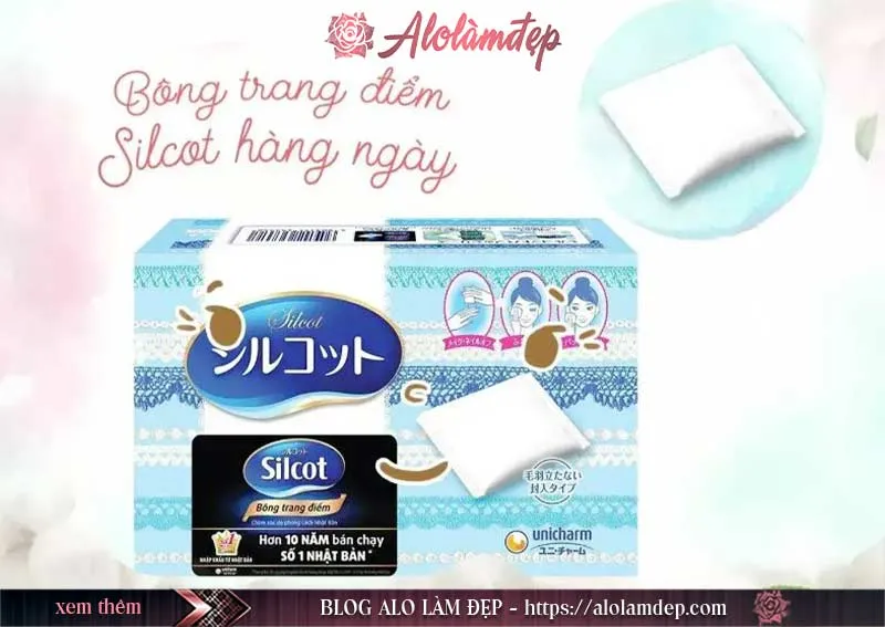 Review Bông Tẩy Trang Silcot đang được yêu thích nhất hiện nay