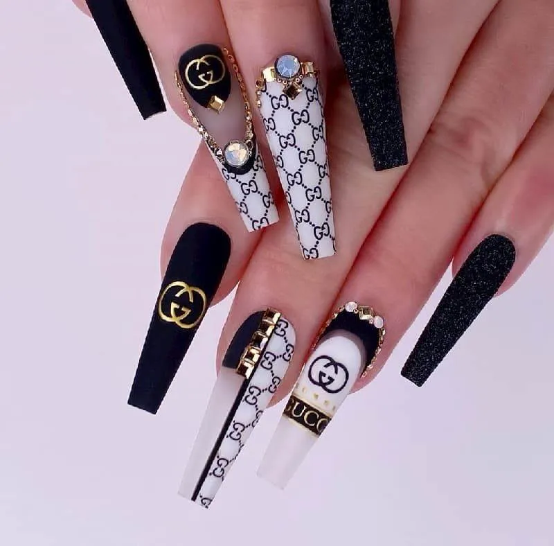 Top 10 mẫu nail Gucci cực sang chảnh nàng không thể bỏ qua