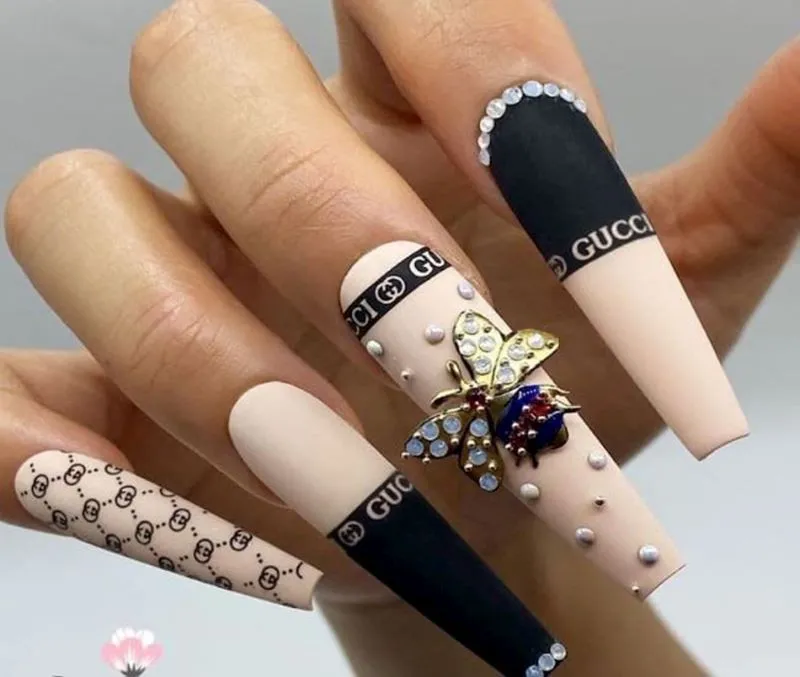 Top 10 mẫu nail Gucci cực sang chảnh nàng không thể bỏ qua