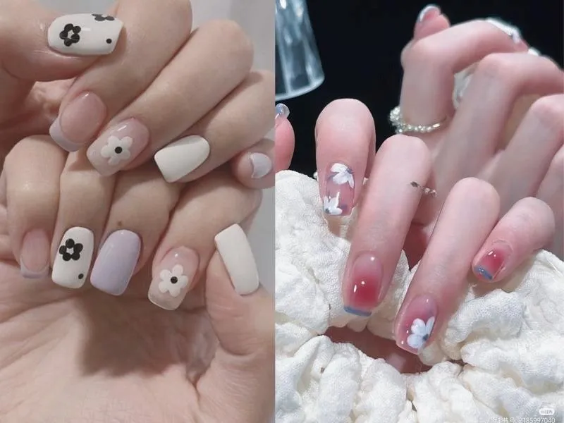 Top 30 mẫu nail Hàn Quốc ngọt ngào, đáng yêu cho nàng bánh bèo