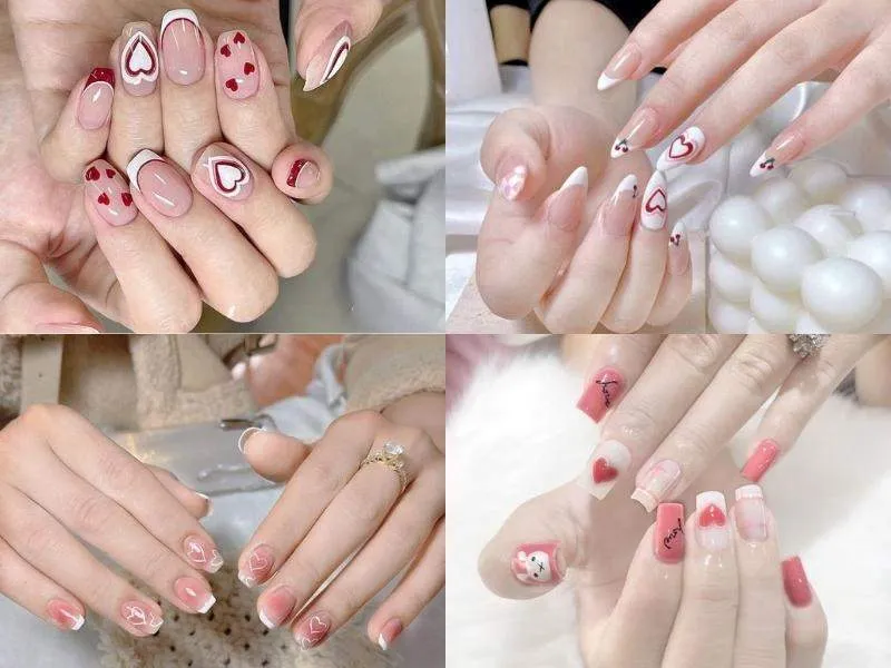 Top 30 mẫu nail Hàn Quốc ngọt ngào, đáng yêu cho nàng bánh bèo