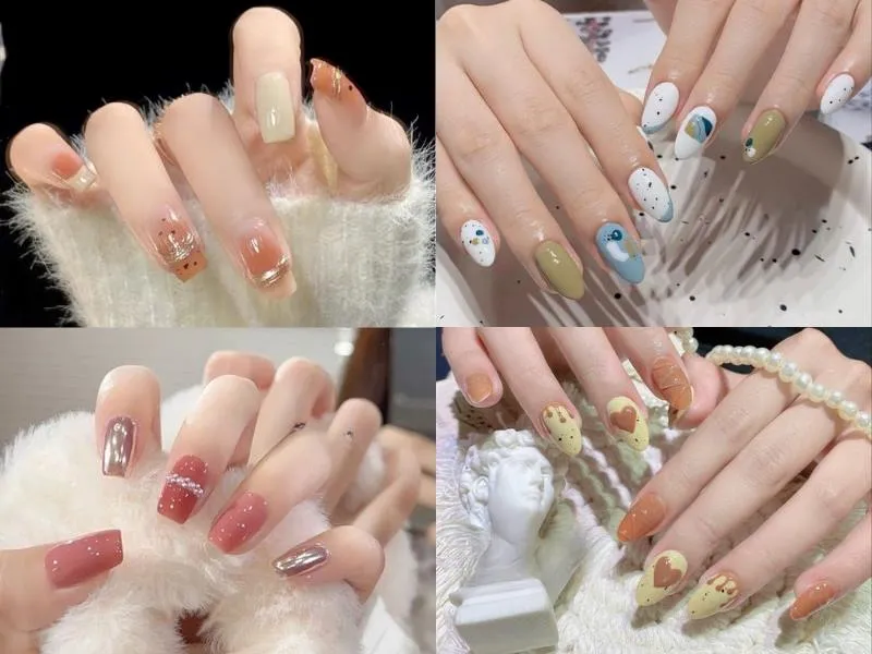 Top 30 mẫu nail Hàn Quốc ngọt ngào, đáng yêu cho nàng bánh bèo