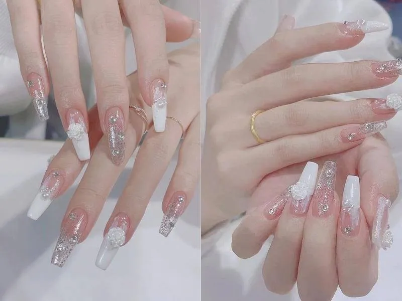 Top 30 mẫu nail Hàn Quốc ngọt ngào, đáng yêu cho nàng bánh bèo