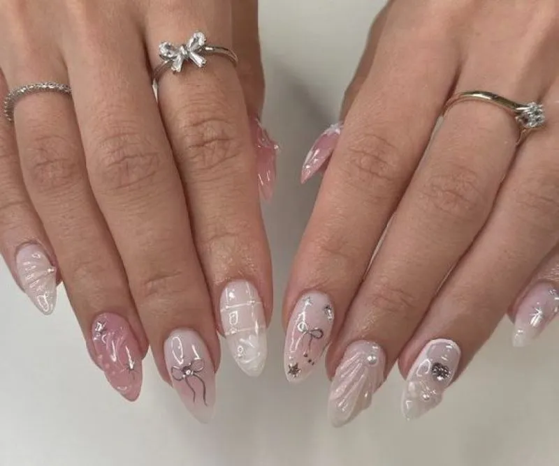 Top những mẫu nail chụp ảnh cưới cực dịu và ấn tượng cho nàng thêm điểm nhấ