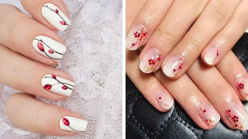 Top những mẫu nail vẽ hoa đơn giản nhất cho mọi ngày