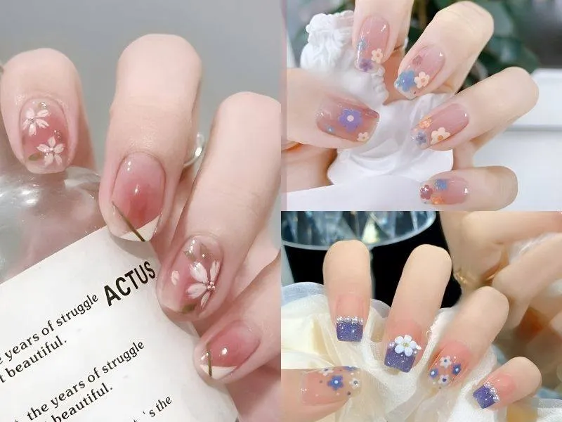 Top những mẫu nail vẽ hoa đơn giản nhất cho mọi ngày