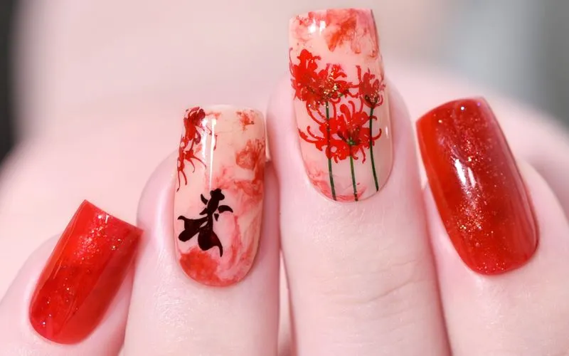 Top những mẫu nail vẽ hoa đơn giản nhất cho mọi ngày