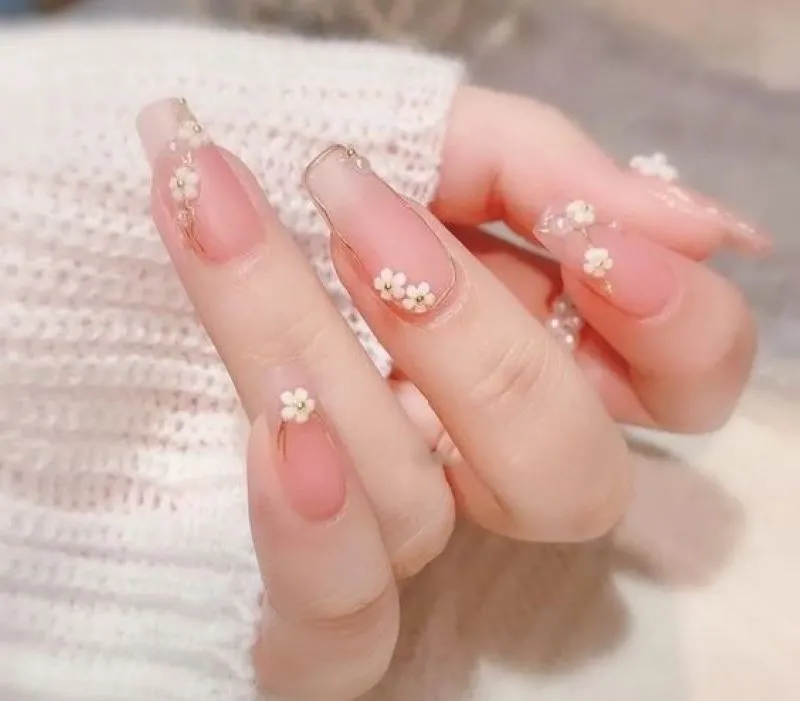 Top những mẫu nail vẽ hoa đơn giản nhất cho mọi ngày