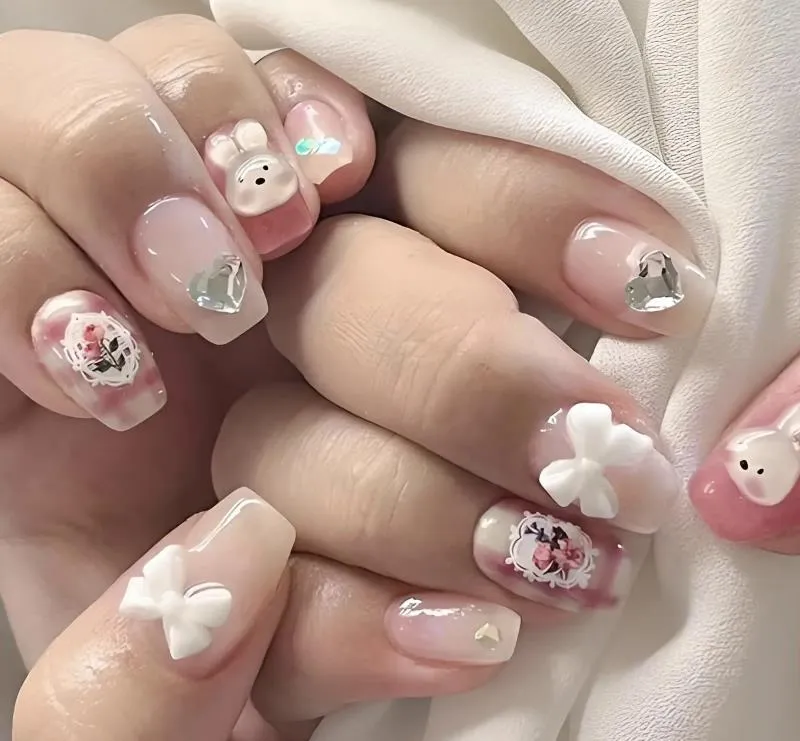 Tự tin làm chủ hè này cùng 20 mẫu nail hình con vật tinh nghịch