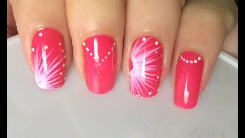 Tuyệt chiêu vẽ hoa văn đơn giản trên nail